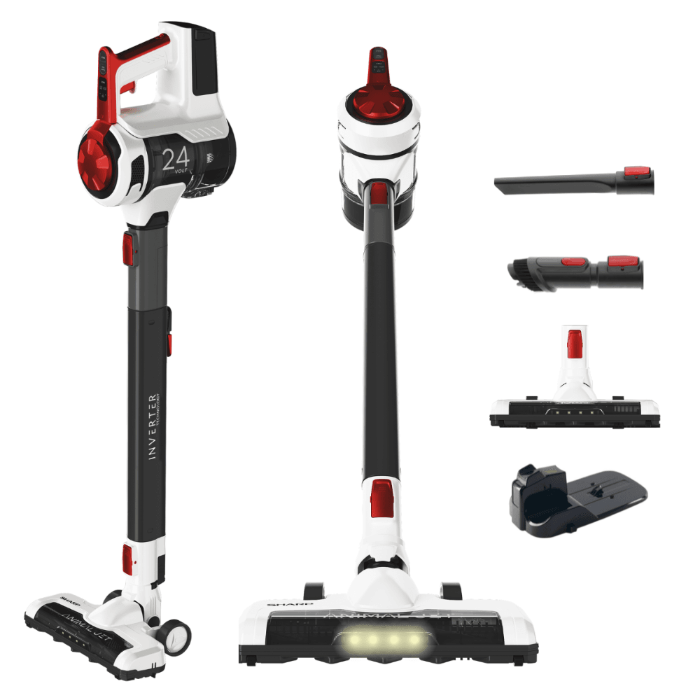 Bezprzewodowy odkurzacz pionowy z funkcją mycia - Sharp SA-VP1001RW-EU - obrazek 5