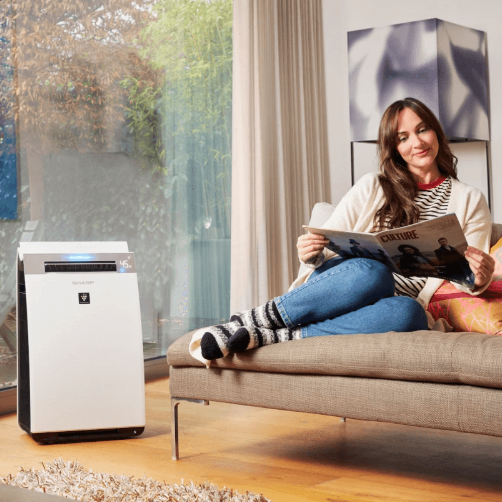 Oczyszczacz i nawilżacz powietrza z jonizacją - Sharp KI-G75EUW