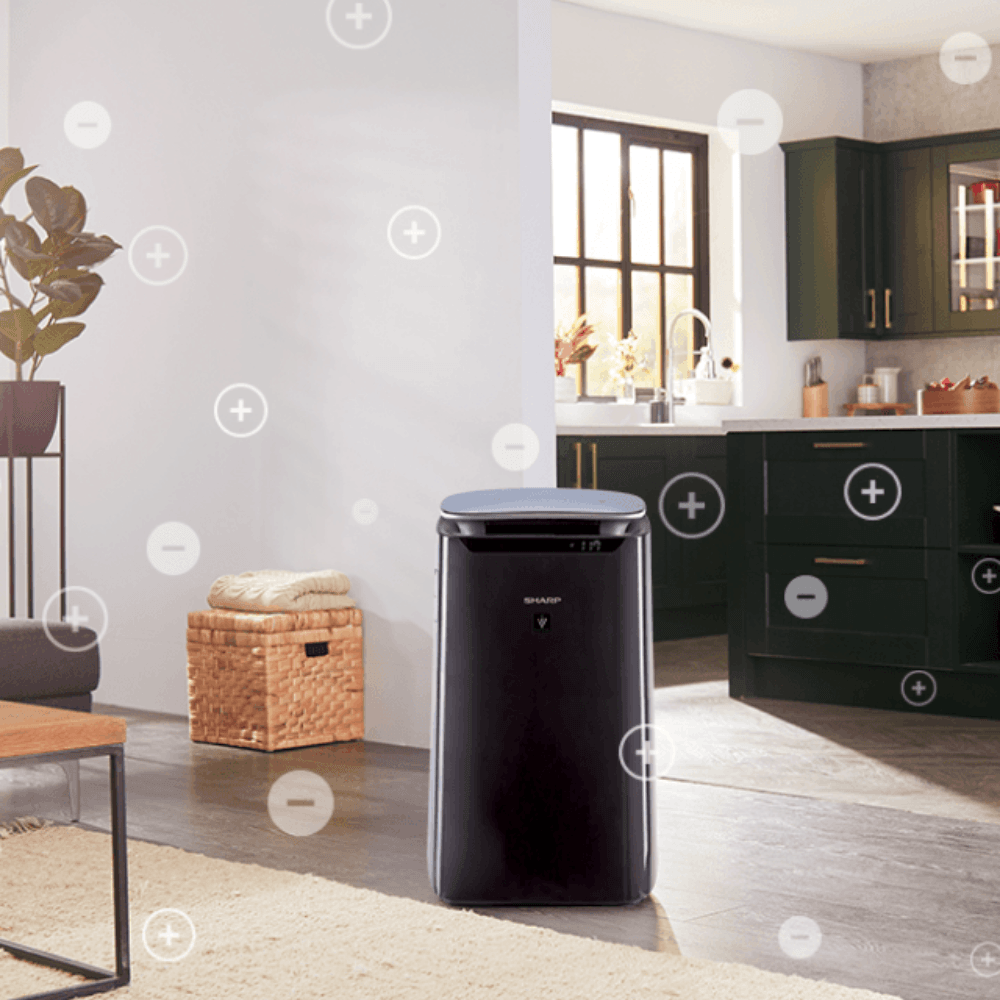 Oczyszczacz powietrza z jonizacją - Sharp FP-J60EU-H