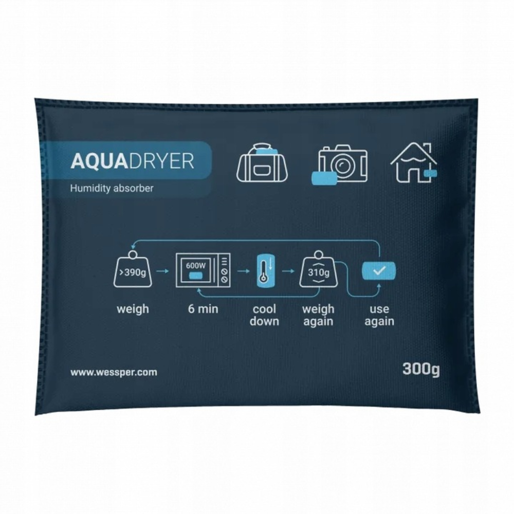 Wielorazowy pochłaniacz wilgoci AQUADRYER Wessper - Granatowy