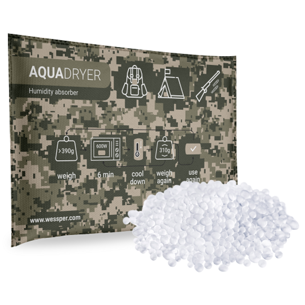 Wielorazowy pochłaniacz wilgoci AQUADRYER Wessper - Army