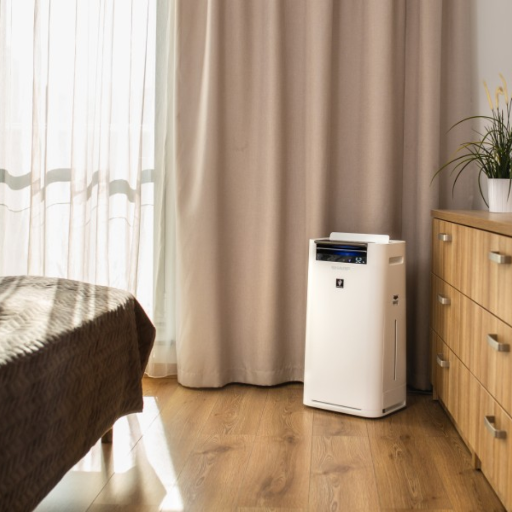 Oczyszczacz i nawilżacz powietrza z jonizacją - Sharp KC-G40EUW