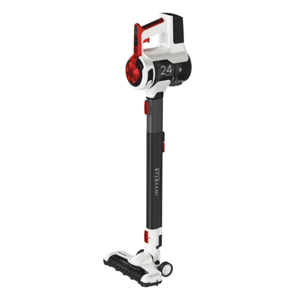 Bezprzewodowy odkurzacz pionowy z funkcją mycia - Sharp SA-VP1001RW-EU