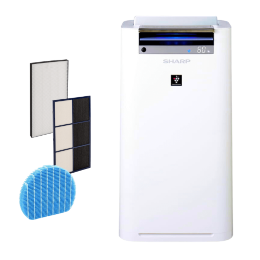 Oczyszczacz i nawilżacz powietrz z jonizacją - Sharp KC-G60EUW