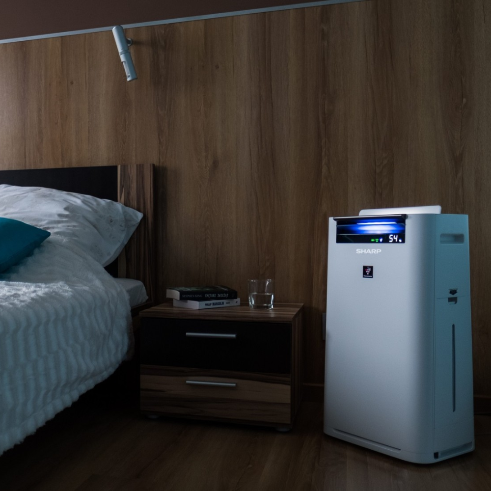 Oczyszczacz i nawilżacz powietrza z jonizacją - Sharp KC-G40EUW