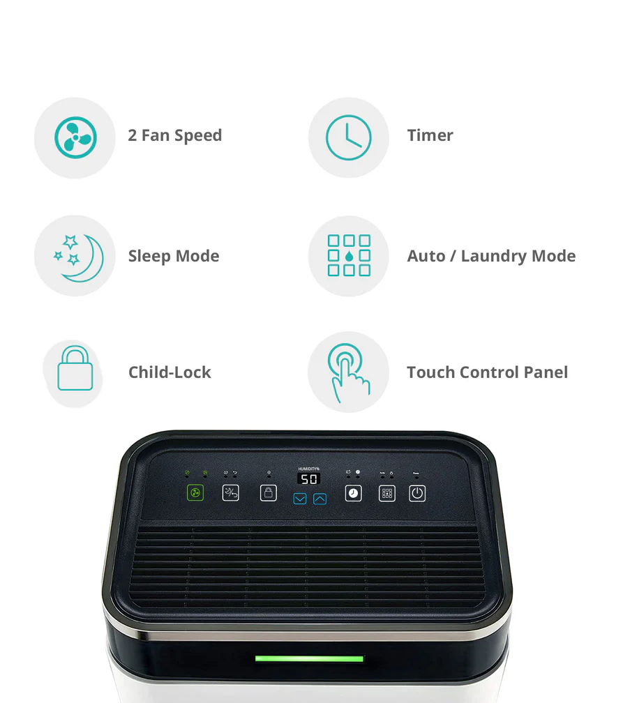 Kondensacyjny osuszacz powietrza Ecoair DC26 26L/24h