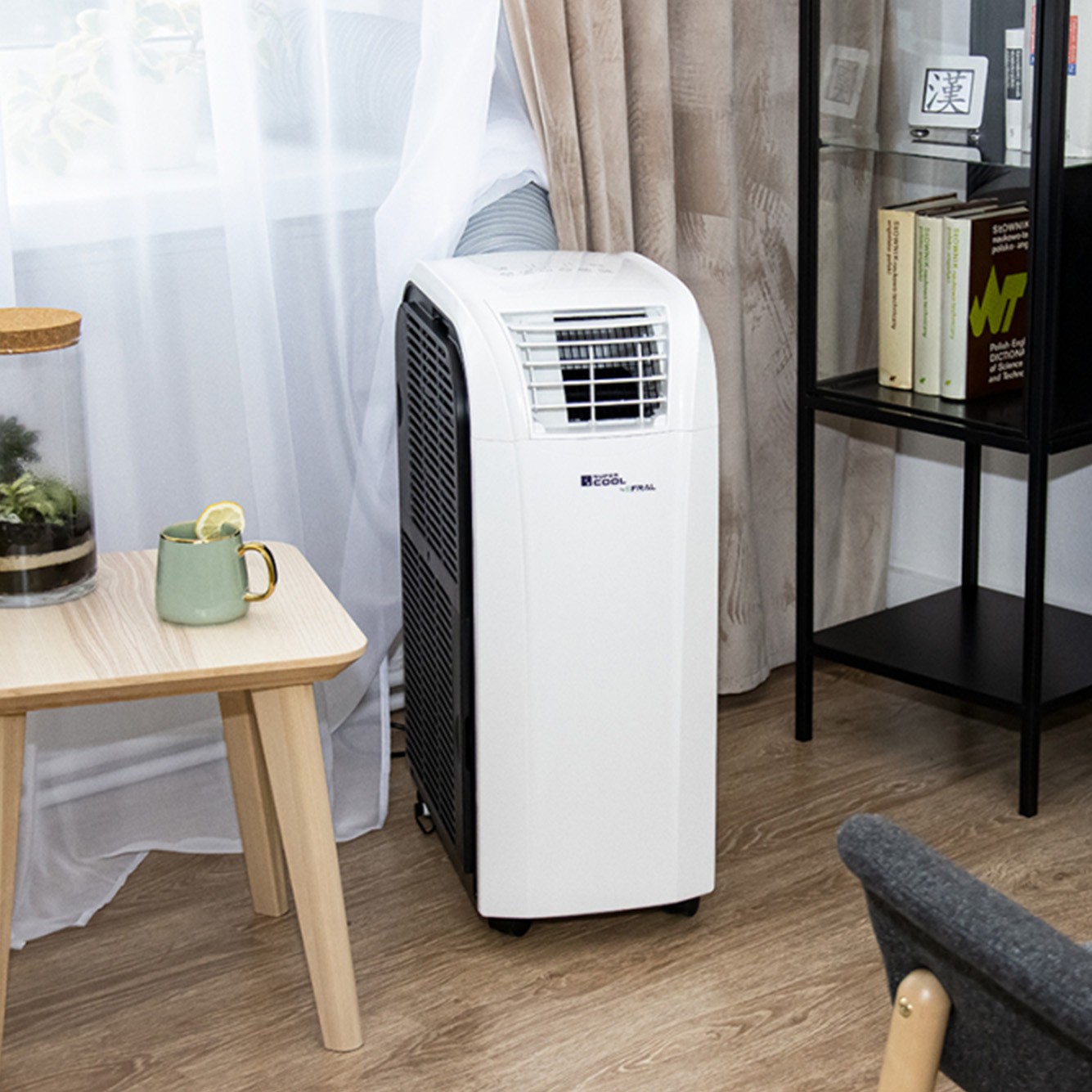 Klimatyzator przenośny Fral Super Cool FSC14.2 Wi-Fi Czarny